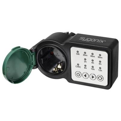 Sygonix SY-6786456 Countdown Timer analog Tagesprogramm 3680 W IP44 Dauerbetrieb, Countdown-Funktion, START/STOPP-Funkti-1