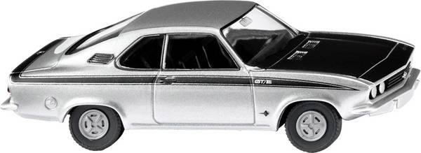Wiking 082712 H0 PKW Modell Opel Manta A GT/E, silber-metallic