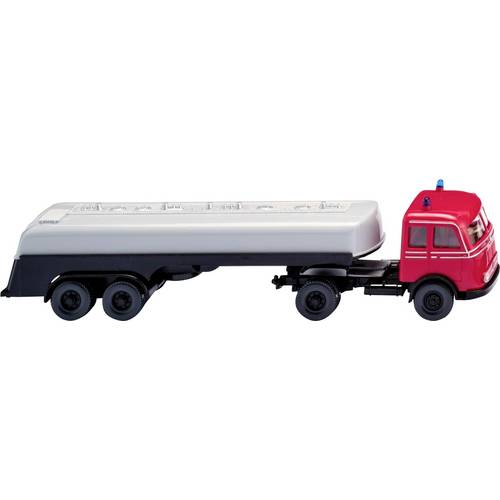 Wiking 080696 H0 Einsatzfahrzeug Modell Mercedes Benz Pullman Tanksattelzug Feuerwehr