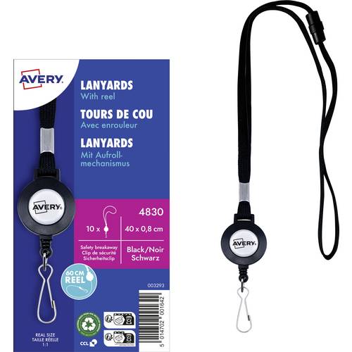 Avery-Zweckform 4830 Textilband (L x B) 440 mm x 10 mm 10 St.