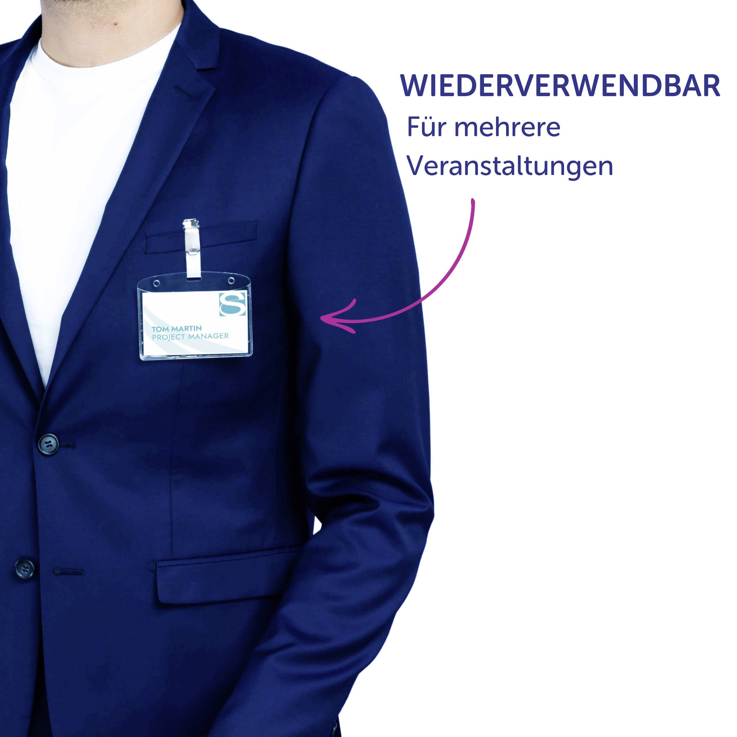 Avery-Zweckform 4822 Namensschild (B x H) 90 mm x 60 mm 25 St.-7