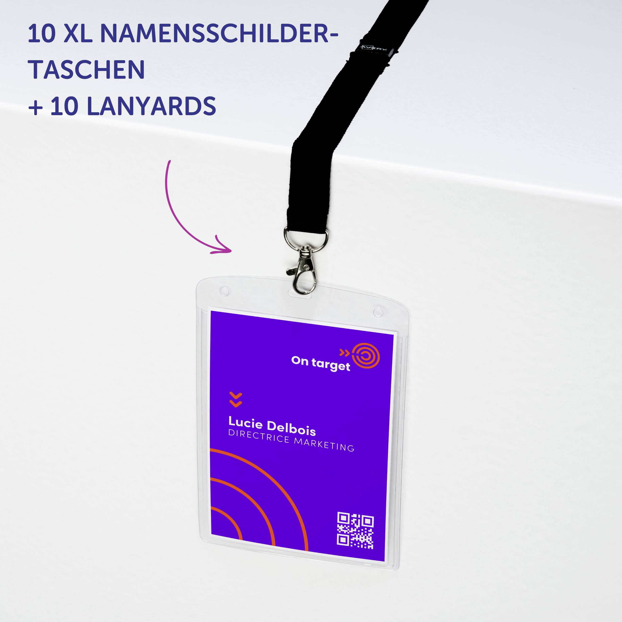 Avery-Zweckform 4834 Namensschild (B x H) 105 mm x 148 mm 10 St.-8