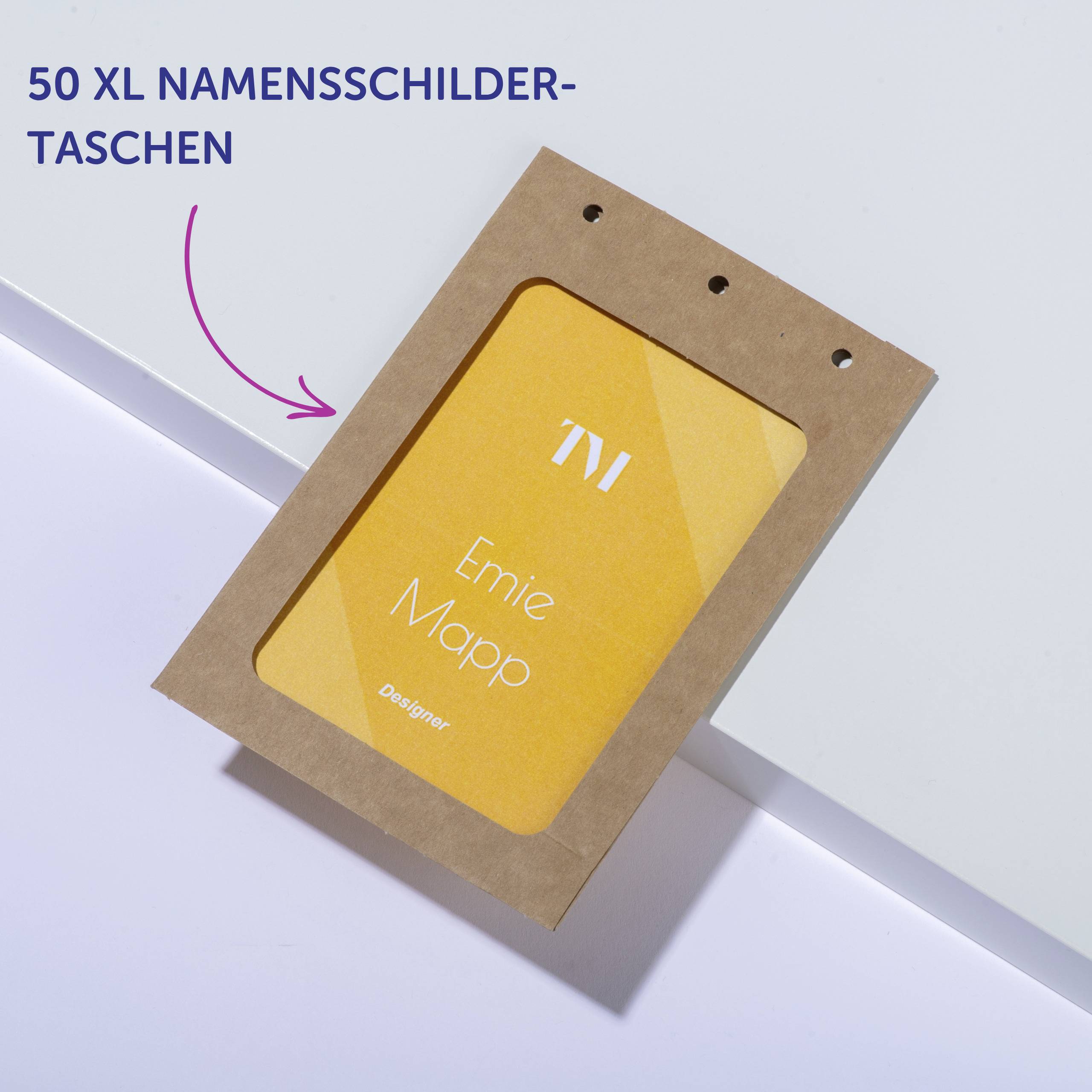 Avery-Zweckform 4839XL Einsteckschild Namensschild (B x H) 148 mm x 105 mm 50 St.-8