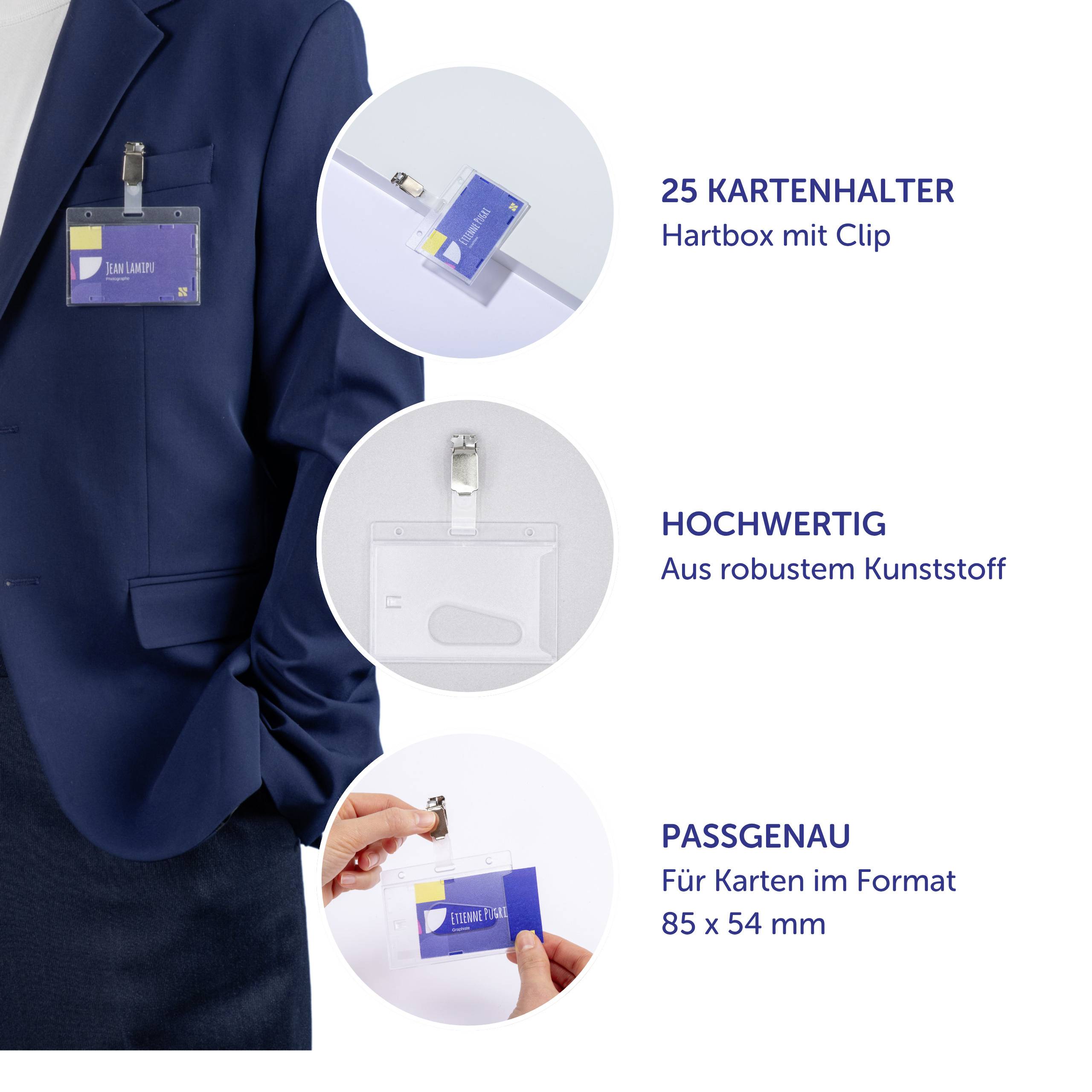 Avery-Zweckform 4826 Ausweistasche (B x H) 85 mm x 54 mm 25 St.-3