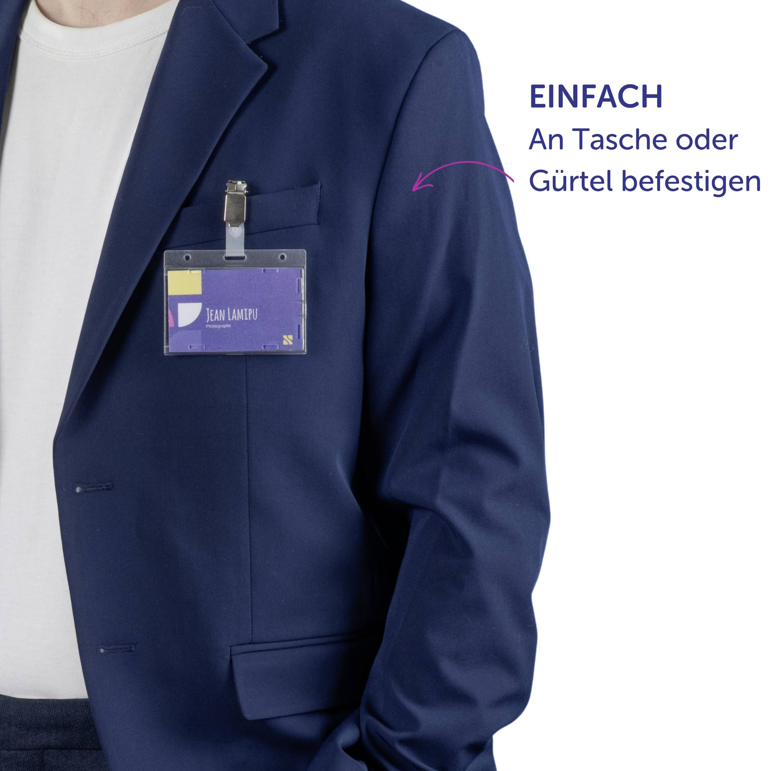 Avery-Zweckform 4826 Ausweistasche (B x H) 85 mm x 54 mm 25 St.-4