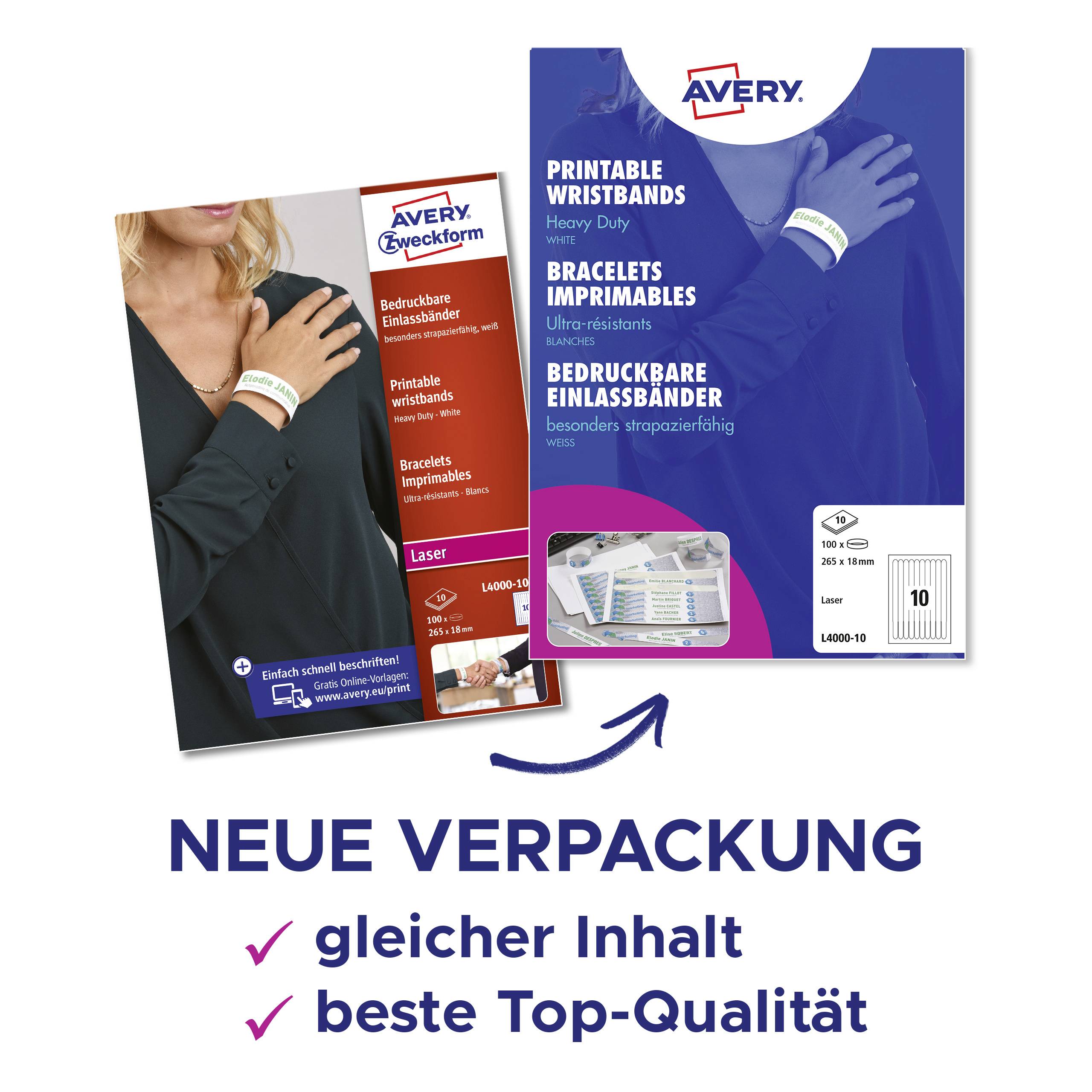 Avery-Zweckform L4000-10 Einlassband (L x B x H) 265 x 18 x 265 mm Klebestreifen 100 St.-13