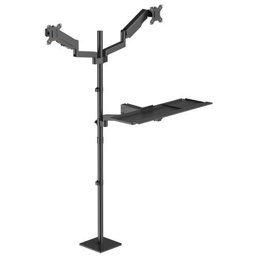 My Wall Mobiler Sitz-/Steh-PC-Arbeitsplatz 1 Display(s)