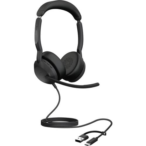 Thumbnail - Jabra Evolve2 50 On Ear Headset kabelgebunden Stereo Schwarz Mikrofon-Rauschunterdrückung, Noise Cancelling Headset, Mik...