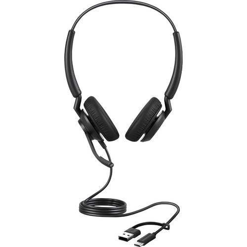 Thumbnail - Jabra Engage 40 Telefon On Ear Headset kabelgebunden Stereo Schwarz Mikrofon-Rauschunterdrückung, Noise Cancelling Heads...
