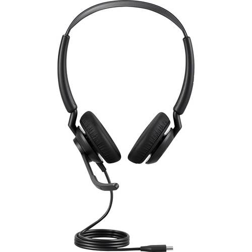 Jabra Engage 50 II On Ear Headset kabelgebunden Stereo Schwarz Noise Cancelling, Mikrofon-Rauschunterdrückung Headset, L...