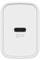 Weiße 20W-USB-C-Netzteilansicht von oben, geeignet zum Laden von elektronischen Geräten.