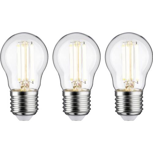 Paulmann 29215 LED EEK A (A - G) E27 Tropfenform 2.5 W Warmweiß (Ø x H) 45 mm x 80 mm 3 St.