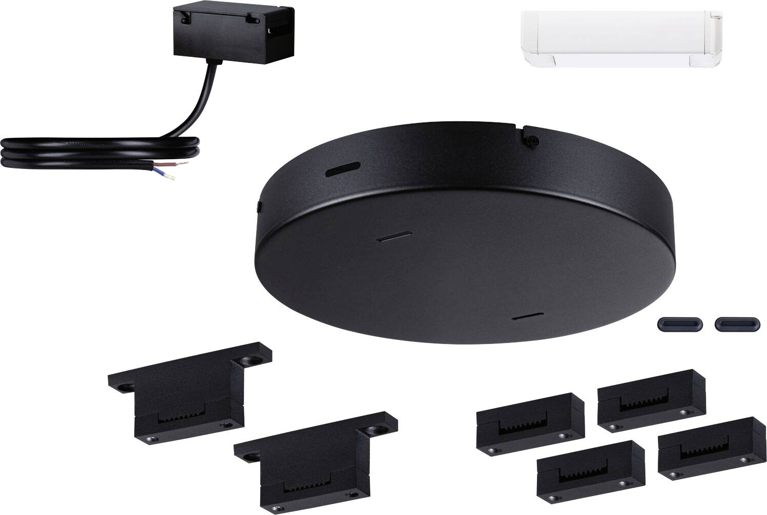 Thumbnail - Paulmann 94628 Uline Niedervolt-Gurtsystem-Komponente Installations-Set Schwarz