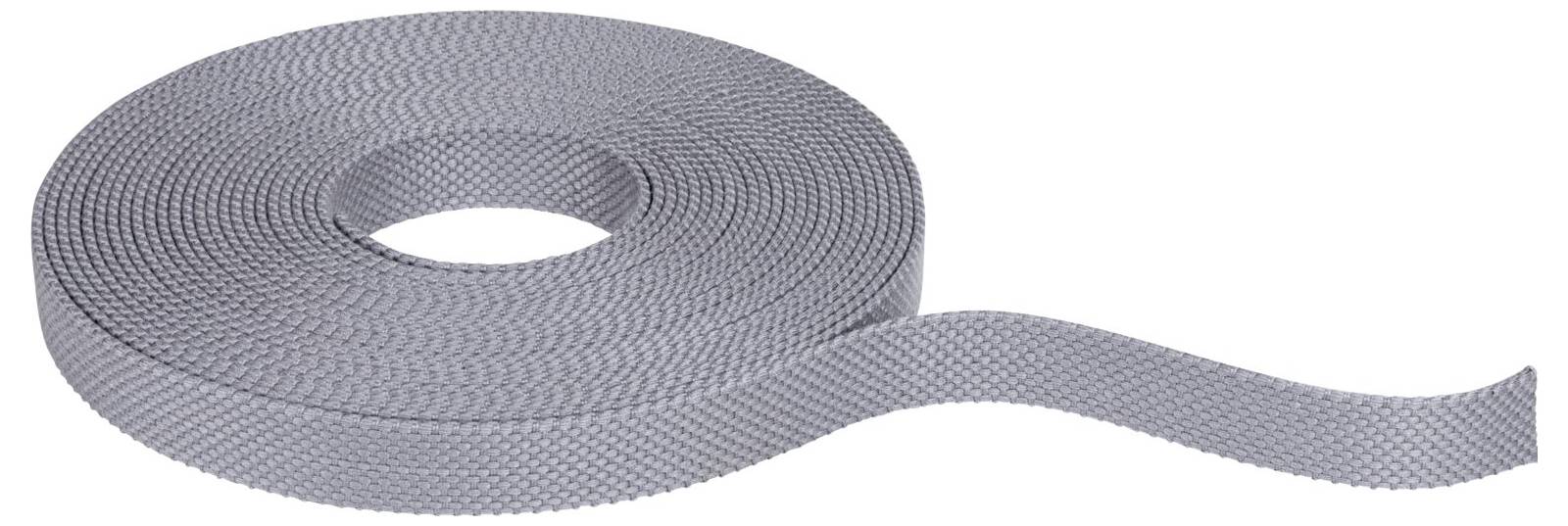 Graues Lochband-Aufrollprodukt. Verwendet zur Befestigung, mit perforiertem Design für flexible Anpassungen.