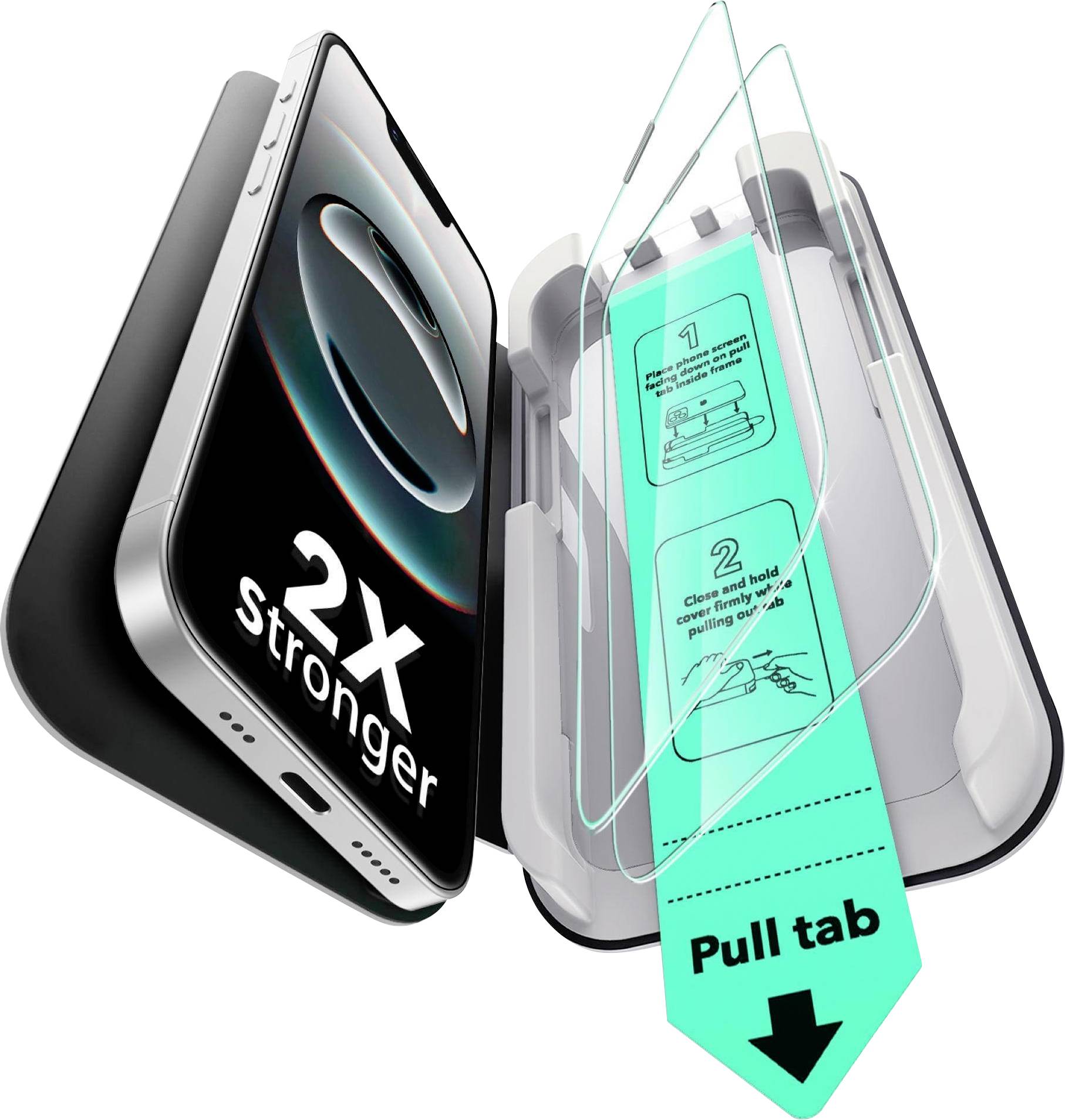 ESR Tempered-Glass Displayschutzglas Apple iPhone 16e 1 St. kratzfest 1D81500201