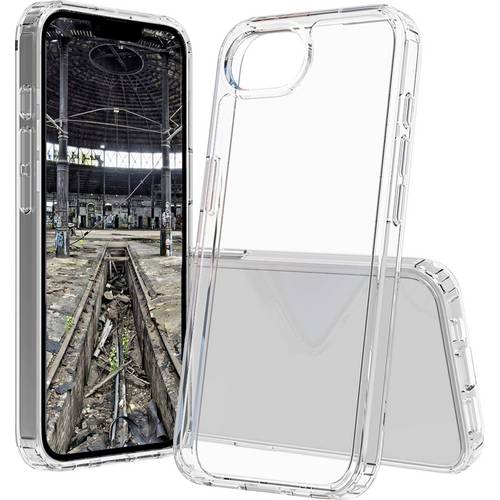 JT Berlin Pankow Clear Backcover Apple iPhone 16e Transparent Induktives Laden, Stoßfest 11111
