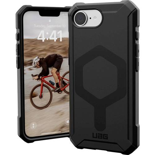 Thumbnail - Urban Armor Gear Essential Armor Outdoorcase Apple iPhone 16e Schwarz Induktives Laden, MagSafe kompatibel, Stoßfest 114...