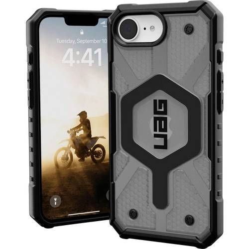 Thumbnail - Urban Armor Gear Pathfinder Outdoorcase Apple iPhone 16e Grau, Transparent Induktives Laden, MagSafe kompatibel, Stoßfes...