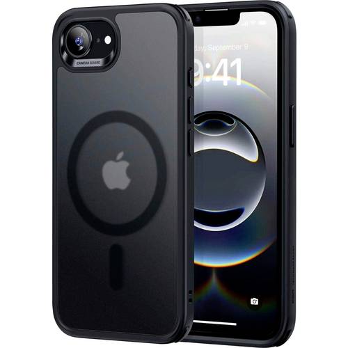 ESR Classic Hybrid HaloLock Backcover Apple iPhone 16e Schwarz Induktives Laden, MagSafe kompatibel, Stoßfest 1A84200302
