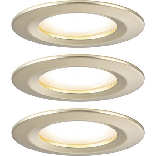 Thumbnail - Paulmann 92407 Nova Coin LED-Einbauleuchte 3er Set LED 6 W Gold (matt)