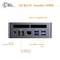 'CSL Mini PC - VenomBox 7640HS' mit Anschlüssen: 2x HDMI 2.1, 4x USB 3.2 Gen2, RJ45 2,5 Gigabit-LAN, DC-In.