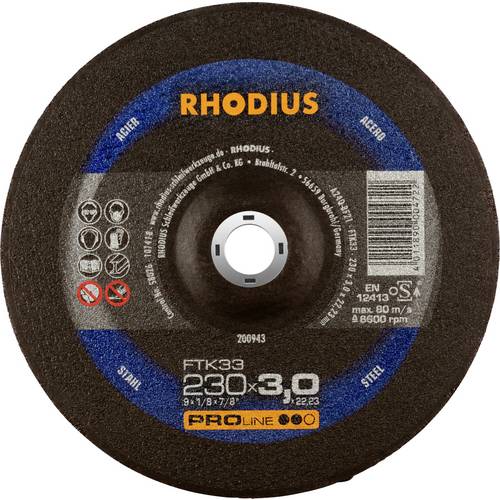 Rhodius 200943 Trennscheibe 230 mm 1 St. Stahl