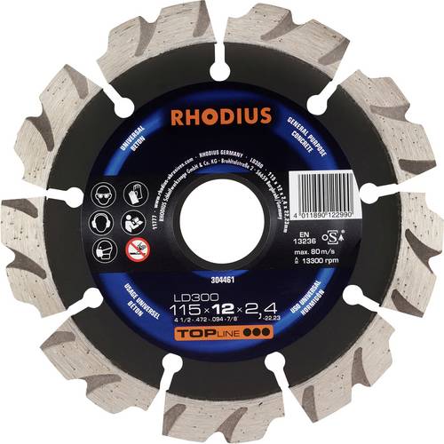 Rhodius 304461 Diamanttrennscheibe 115 mm 1 St. Beton