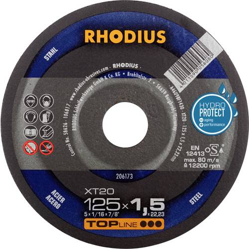 Thumbnail - Rhodius 206173 Trennscheibe gerade 125 mm 1 St. Stahl