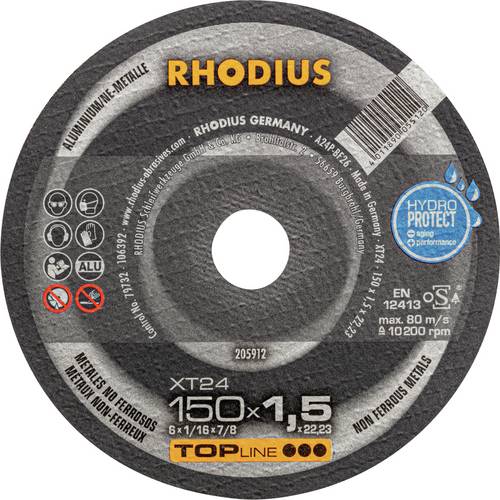 Rhodius 205912 Trennscheibe gerade 150 mm 1 St. NE-Metalle