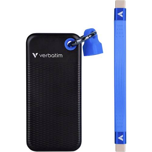 Verbatim Pocket 1 TB Externe SSD USB-C® (USB 3.2 Gen 2) Schwarz, Blau 32191