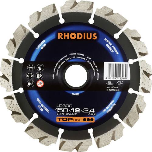 Thumbnail - Rhodius 304463 Diamanttrennscheibe 150 mm 1 St. Beton