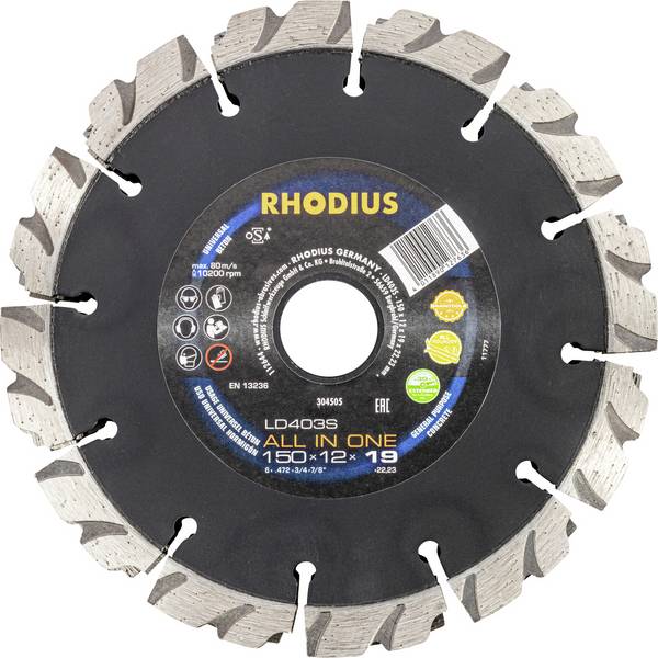 Rhodius  304505 Diamanttrennscheibe 150 mm 1 St. Beton