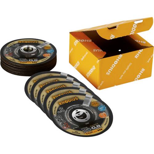 Rhodius 211077 Trennscheiben-Set 125 mm 25 St. Edelstahl, Stahl