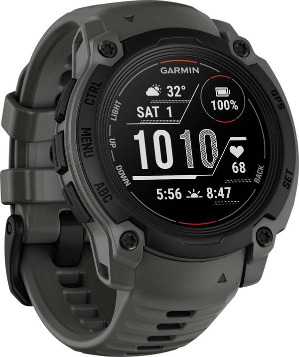 Garmin Instinct® E - 40 mm Kohle/Schwarz Smartwatch Schwarz, Charcoal
