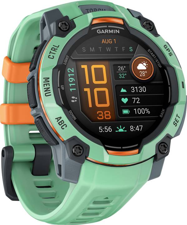 Garmin Instinct® 3 AMOLED - 45 mm Twilight/Neo Tropic Smartwatch Tropical Green