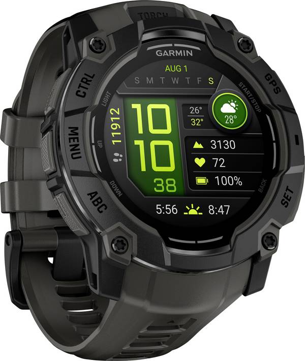 Garmin Instinct® 3 AMOLED - 50 mm Schwarz Smartwatch Schwarz