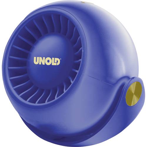 Unold Breezy Bowl blue Akku-Ventilator (Ø x H) 90 mm x 105 mm Royalblau LED-Kontrollleuchte, mit Akku