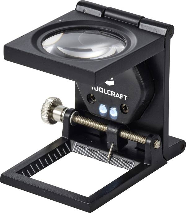 TOOLCRAFT TO-10182528  Fadenzähler  Vergrößerungsfaktor: 6 x Linsengröße: (Ø) 28 mm