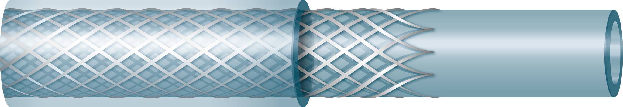 Hozelock 100-101-159 Weefselslang Transparant 6.3 mm per meter