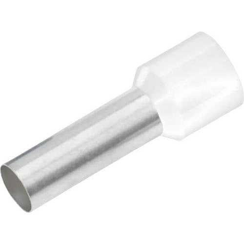 Cimco 187000 Aderendhülse 0.5 mm² Teilisoliert Weiß 100 St.