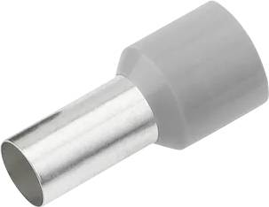 Cimco 187201 Aderendhülse 0.14 mm² Teilisoliert Grau 100 St.