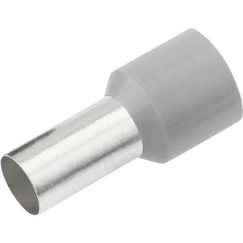 Cimco 187201 Aderendhülse 0.14 mm² Teilisoliert Grau 100 St.