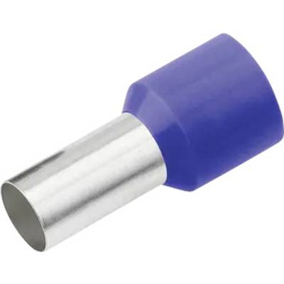 Cimco 187224 Aderendhülse 2.5 mm² Teilisoliert Blau 100 St.