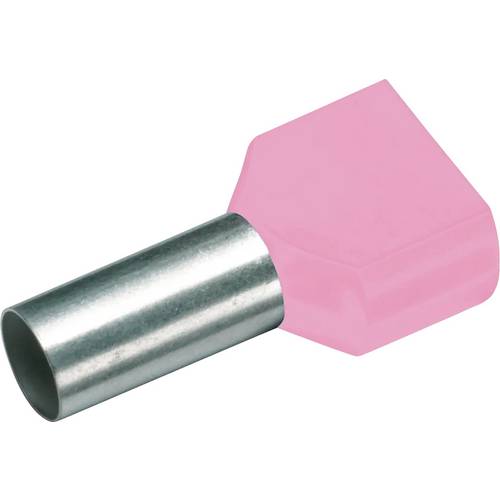Cimco 187715 Zwillings-Aderendhülse 0.25 mm² Teilisoliert Violett 100 St.