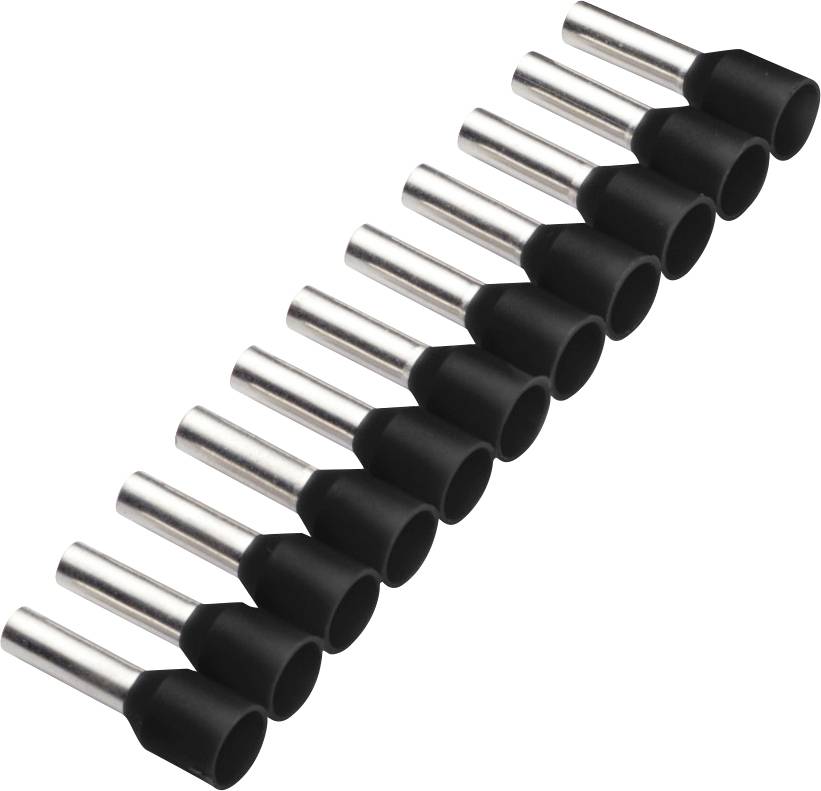 Cimco 187503 Capocorda 1.5 Mm² Parzialmente Isolato Nero 500 Pz.