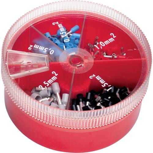 Cimco 187601 Aderendhülsen-Sortiment Teilisoliert 1 Set