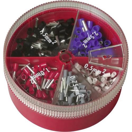 Cimco 187606 Aderendhülsen-Sortiment Teilisoliert 1 Set