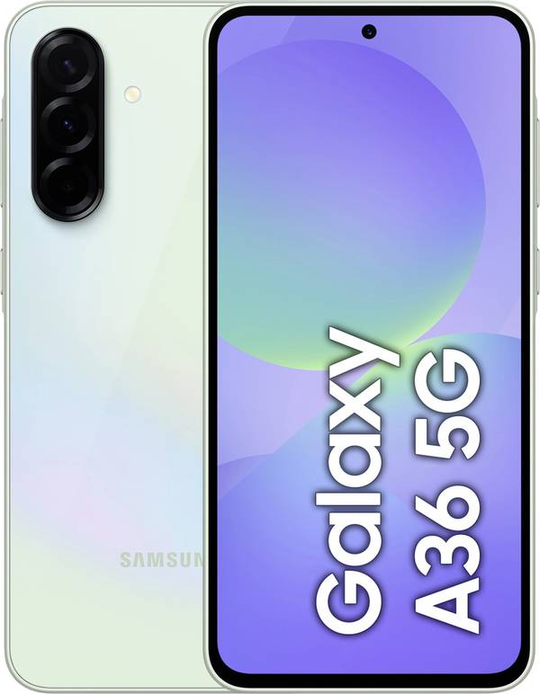 Samsung Galaxy A36 5G   128 GB Lime EEK C (A - G) 17 cm (6.7 Zoll) Smartphone
