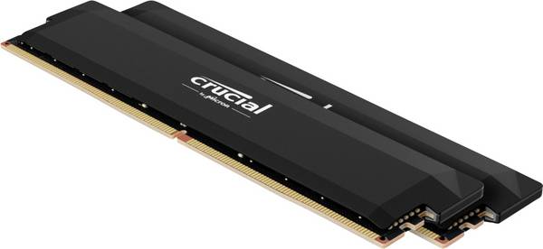 Micron Crucial Pro OC DDR5 Kit 64 GB: 2 x 32 GB DIMM 288-PIN 3000 MHz / PC5-48000 CL40 1.35 V ungepuffert on-die ECC