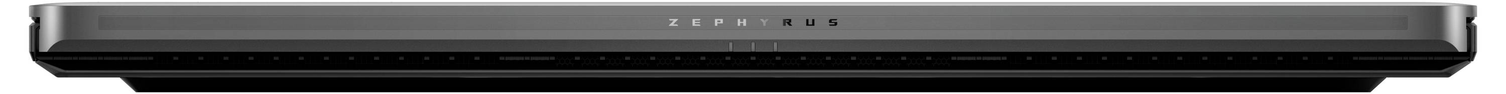 Eine schwarze Soundbar mit schlichter Front, mehreren Tasten oben und Lüftungsschlitzen an der Unterseite.